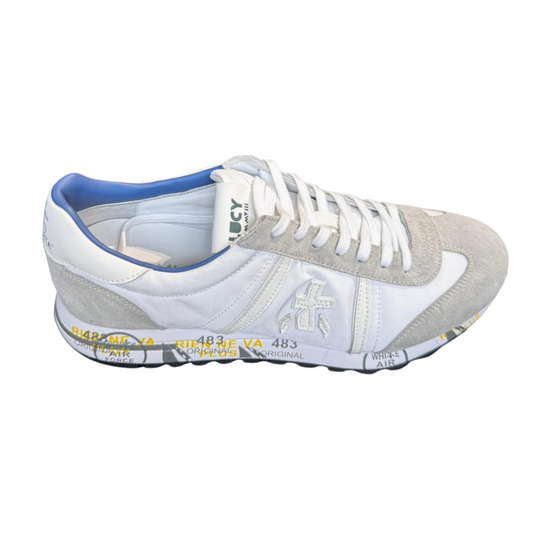 Premiata NOUS 6655 Sneakers (White Grey) (New)