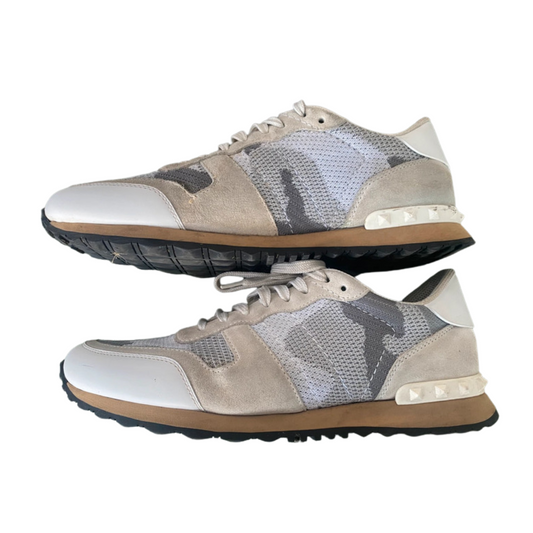 Valentino Garavani Rockrunner Sneakers (White)
