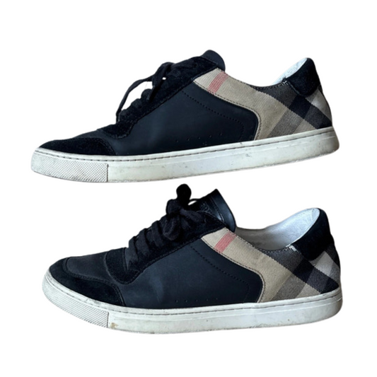 Burberry Checkered Low Sneakers (Black)
