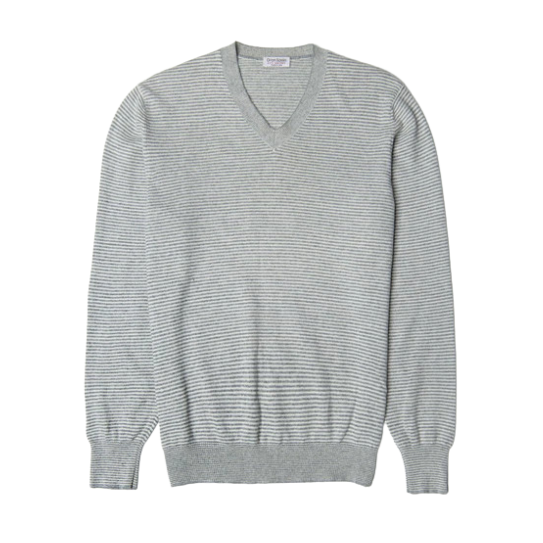 Gran Sasso Pure Cashmere Sweater (Grey)