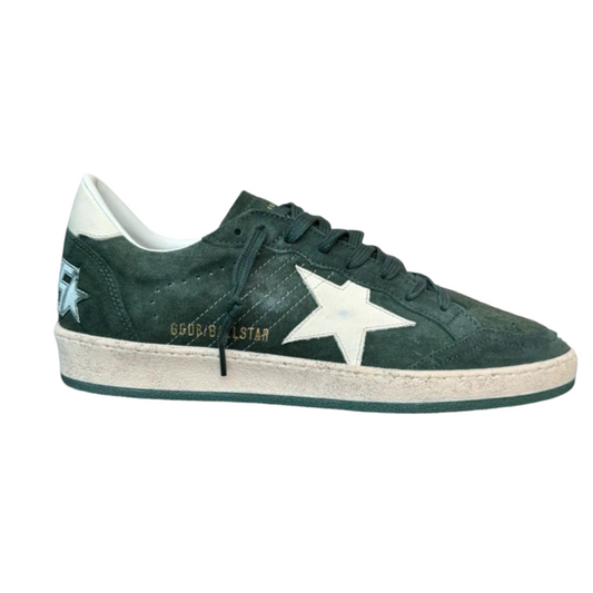 Golden Goose Ballstar Sneakers (Dark Green) (New)