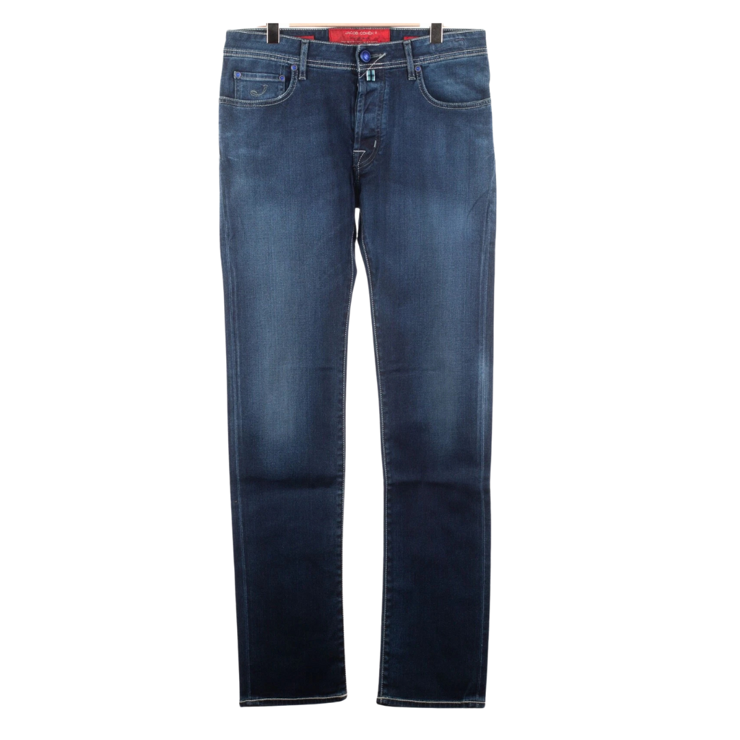 Jacob Cohën 688 Slim Fit Jeans (Navy) (New)