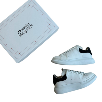 Alexander Mcqueen Sneakers (White Black) (Womens)