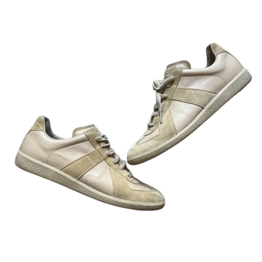 Maison Margiela Gat Sneakers (White &amp; Grey)