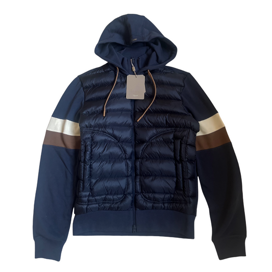 Herno Down Cardigan Jacket (Navy) (New)