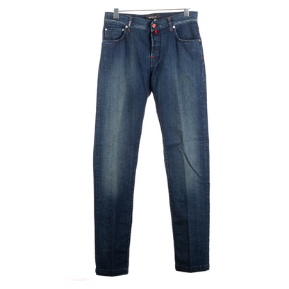 Kiton Napoli Slim Fit Jeans (Navy) (New)