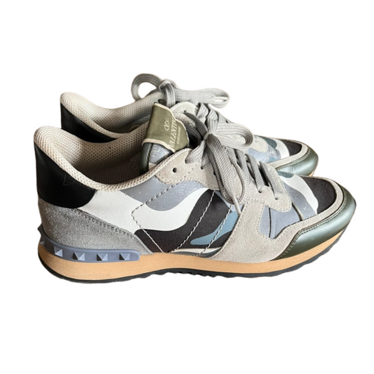 Valentino Garavani Rockrunner Sneakers (Grey) 