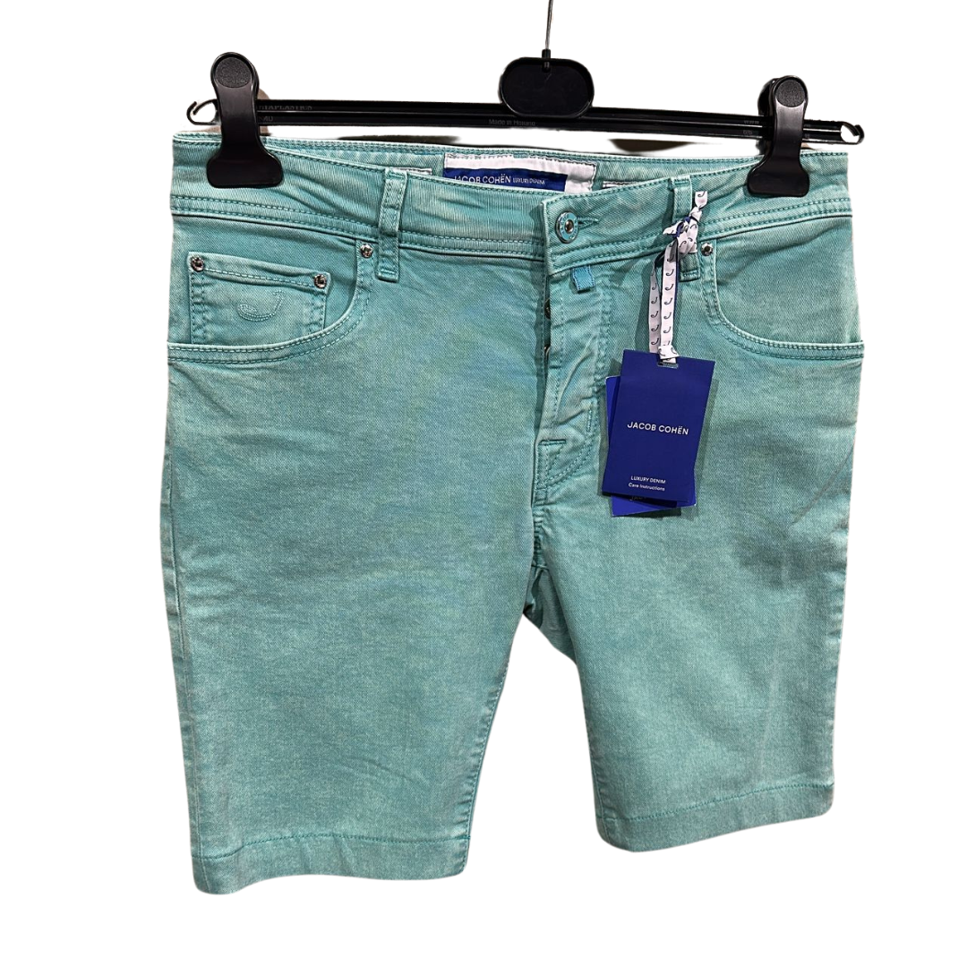 Jacob Cohën Nicholas Shorts (Teal) (New)