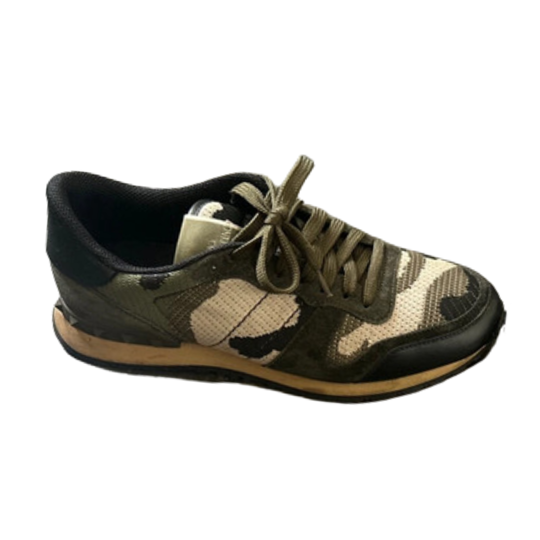 Valentino Garavani Rockrunner Sneakers (Dark Green)
