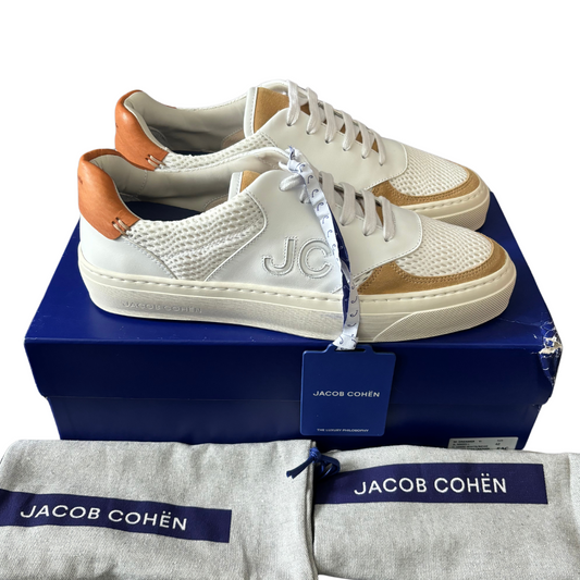 Jacob Cohën Dreamer Sneakers (White Beige) (New)