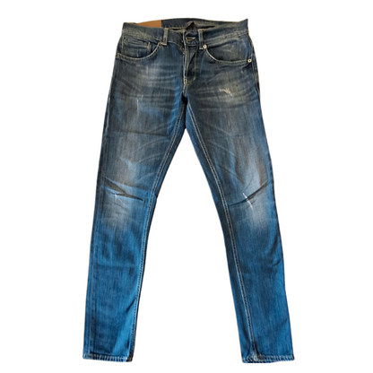 Dondup George Distressed Skinny Fit Jeans (Blue)