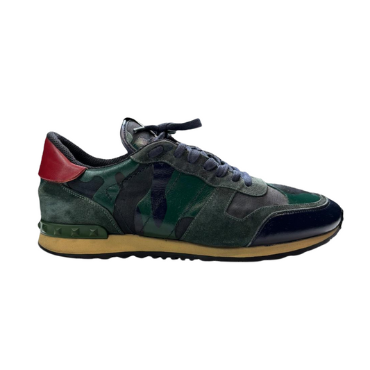 Valentino Garavani Rockrunner Sneakers (Dark Green)