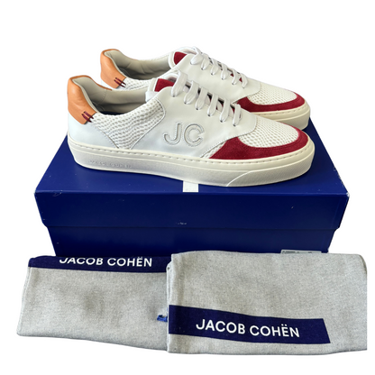 Jacob Cohën Dreamer Sneakers (White Red) (New)