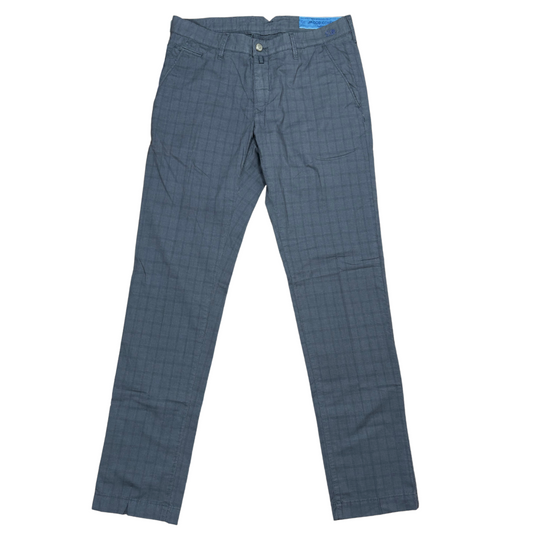 Jacob Cohën Bobby Slim Fit Chino Trousers (Grey) (New)