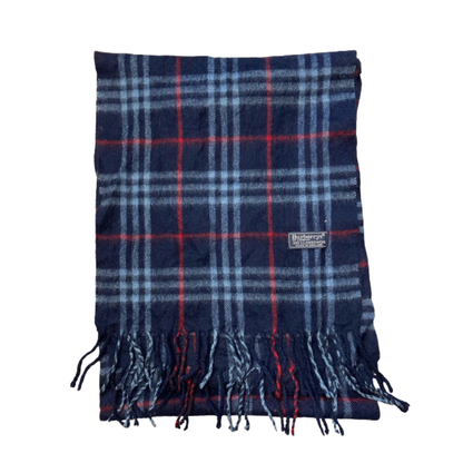 Burberry Scarf (Navy) (Vintage)