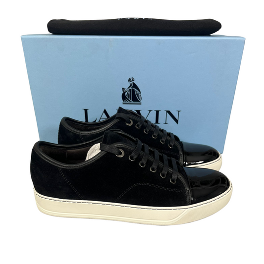 Lanvin Cap Toe Sneakers (Black) (New)