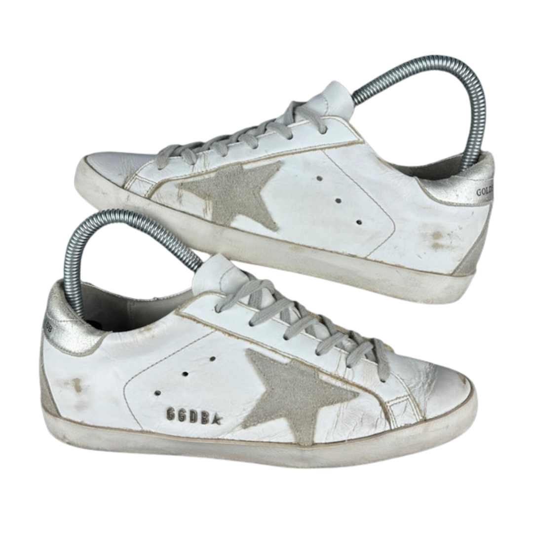 Golden Goose Superstar Sneakers (White) (Women's)