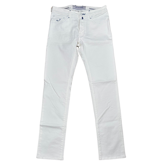 Jacob Cohën 688 Slim Fit Jeans (White) (New)