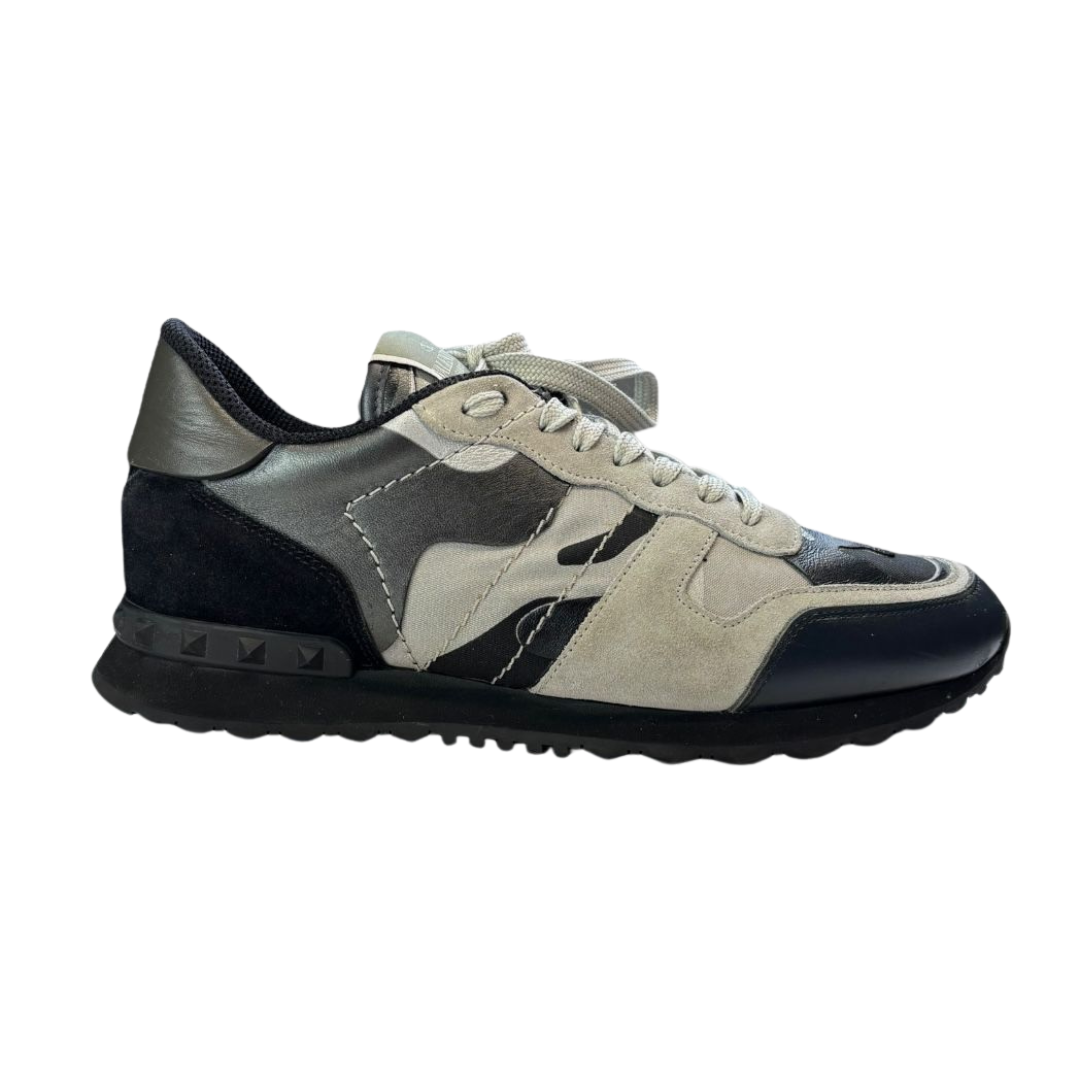 Valentino Garavani Rockrunner Sneakers (Grey)