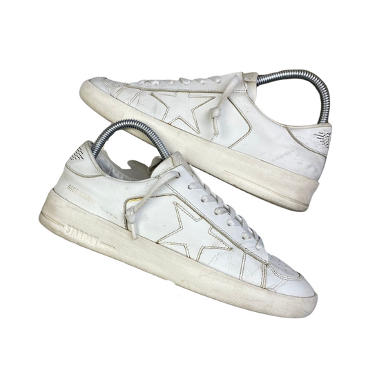 Golden Goose Stardan Sneakers (White) (Womens)