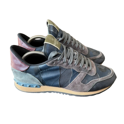 Valentino Garavani Rockrunner Sneakers (Navy)
