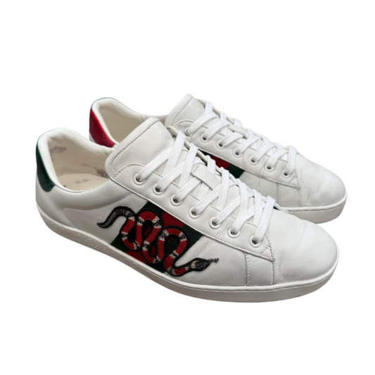 Gucci Ace Sneakers (White)