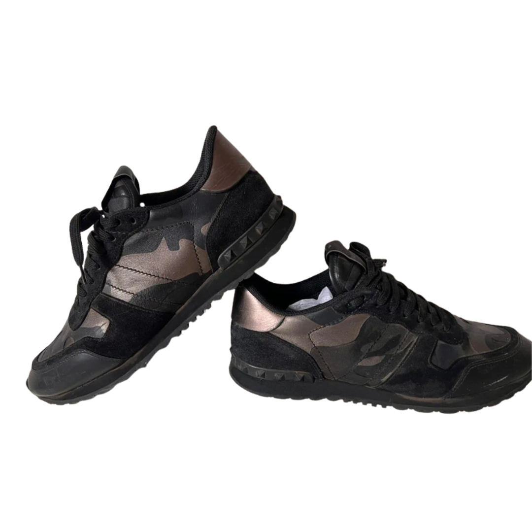 Valentino Garavani Rockrunner Sneakers (Black)