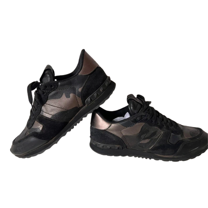 Valentino Garavani Rockrunner Sneakers (Black)