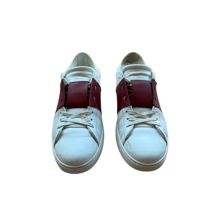 Valentino Garavani Open Sneakers (White Red)
