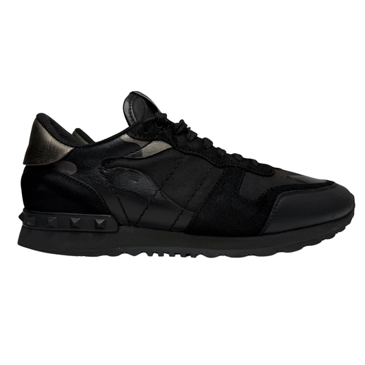Valentino Camoflage Rockrunner Sneakers (Black)