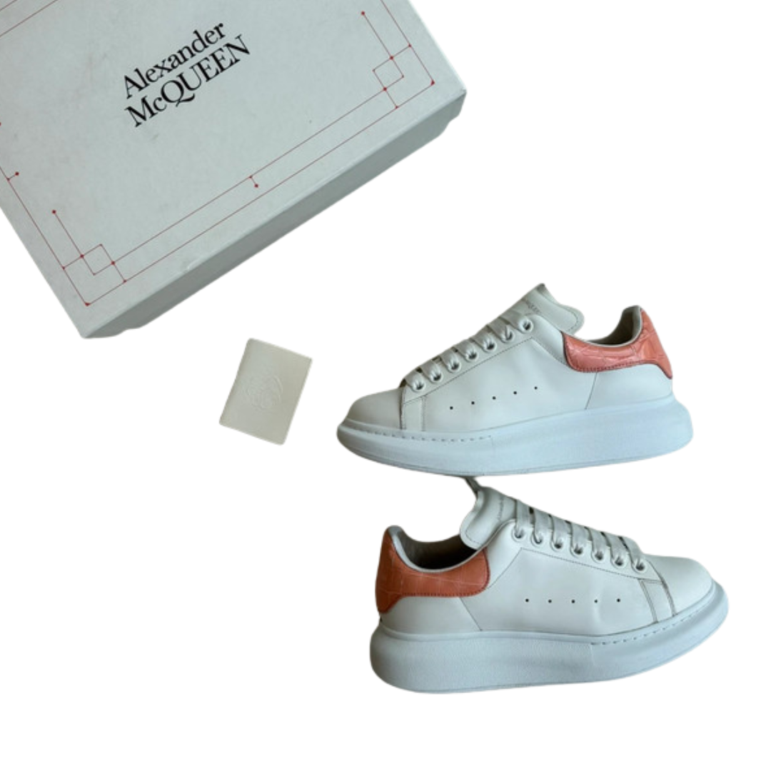Alexander Mcqueen Sneakers (Crocodile Pink) (Womens)