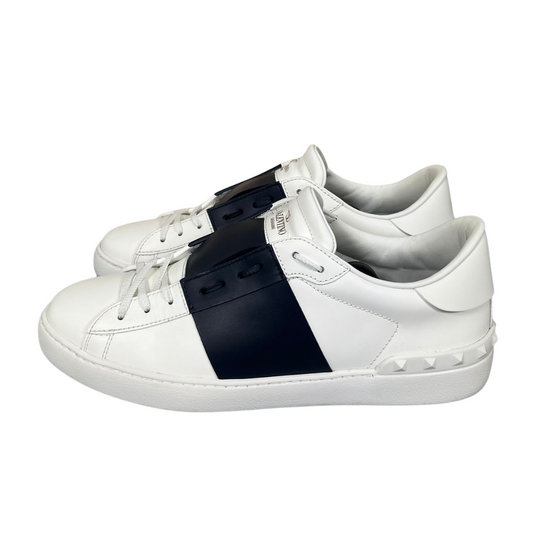 Valentino Garavani Open Sneakers (White Navy)