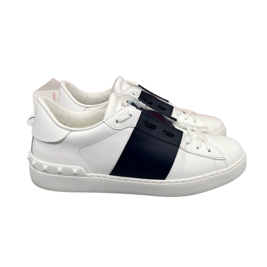Valentino Garavani Open Sneakers (White Navy)