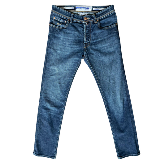 Jacob Cohën Bard Slim Fit Jeans (Navy)