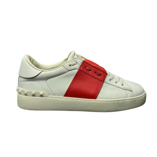 Valentino Garavani Open Sneakers (White Red) (Womens)