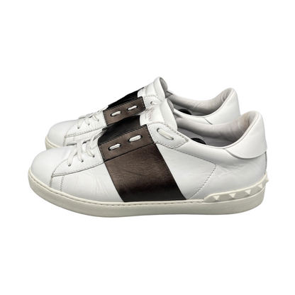 Valentino Garavani Open Sneakers (White Bronze)