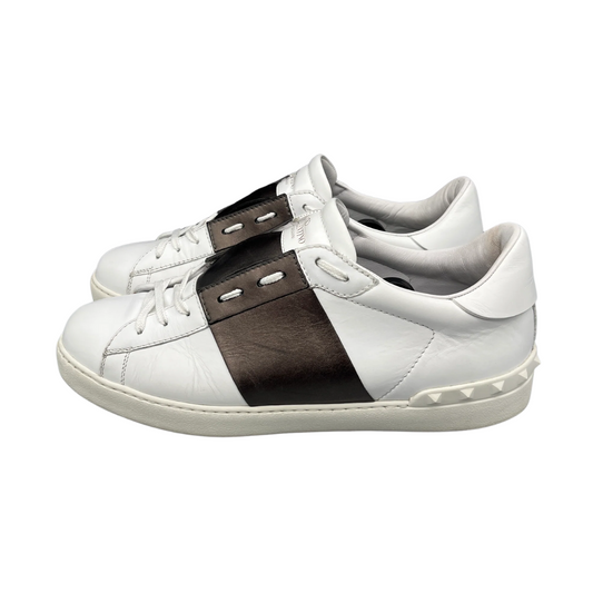 Valentino Garavani Open Sneakers (White Bronze)