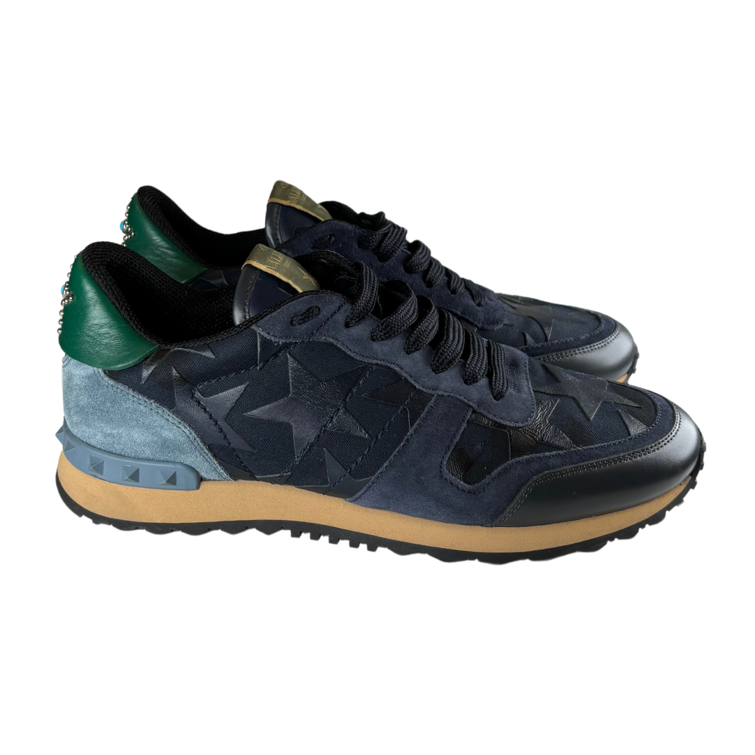 Valentino Garavani Rockrunner Sneakers (Navy)