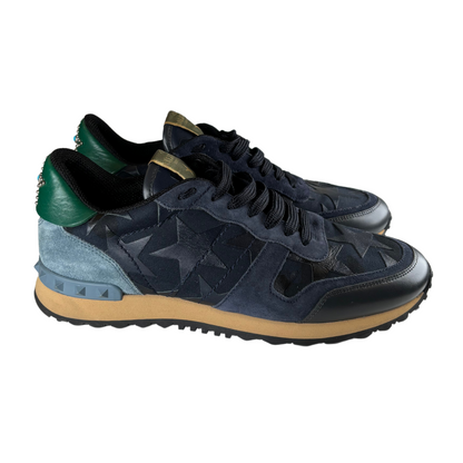 Valentino Garavani Rockrunner Sneakers (Navy)