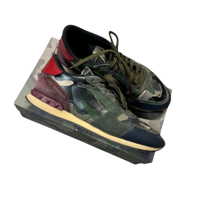 Valentino Garavani Rockrunner Sneakers (Green)