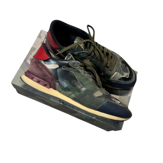 Valentino Garavani Rockrunner Sneakers (Green)