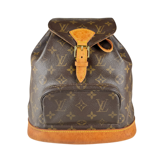 Louis Vuitton Montsouris MM Monogram Backpack (Brown) (Vintage)