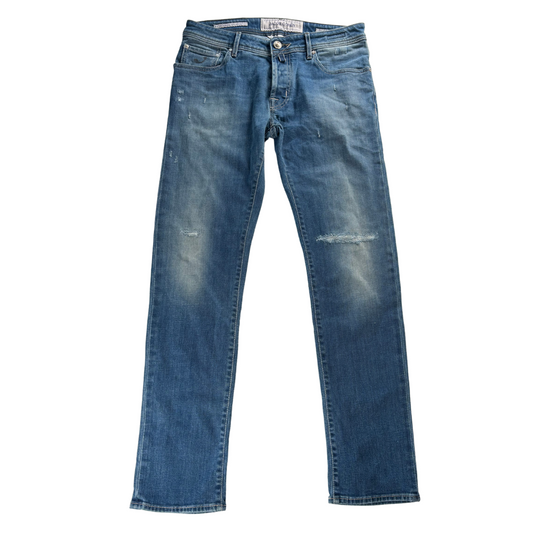 Jacob Cohën 622 Slim Fit Jeans (Navy Blue)