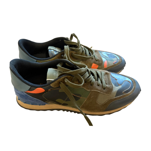Valentino Garavani Rockrunner Sneakers (Khaki) 