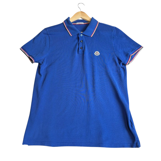 Moncler Maglia Polo Shirt (Blue)