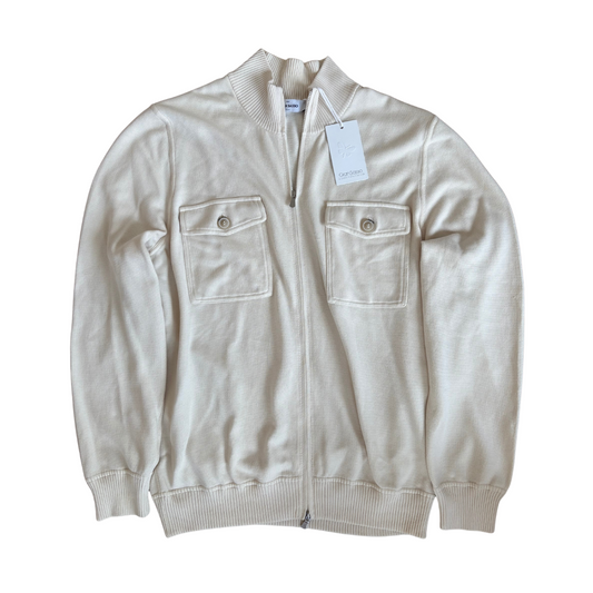 Gran Sasso Cashmere Cardigan Jacket (Beige) (New)