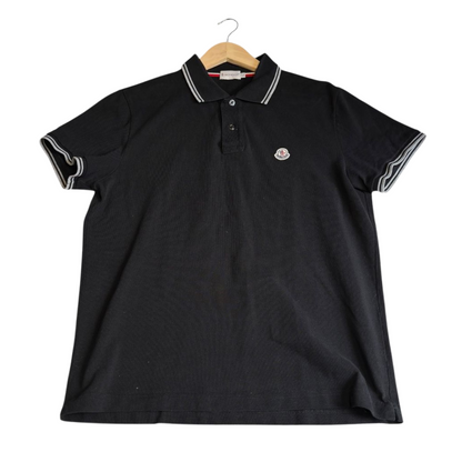 Moncler Maglia Polo Shirt (Black)