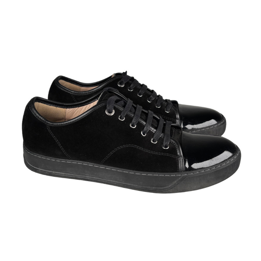 Lanvin Cap-Toe Sneakers (Black)