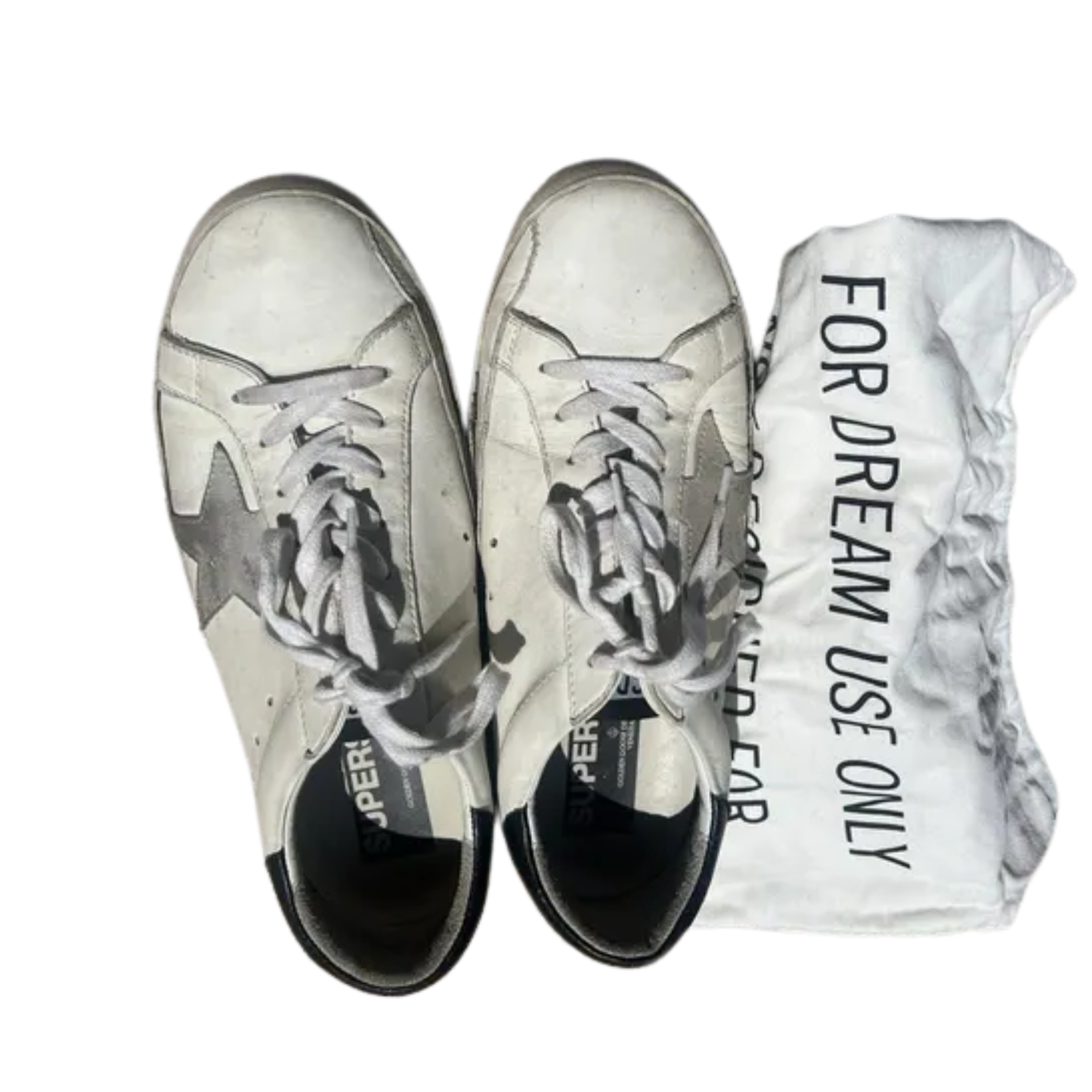 Golden Goose Superstar Sneakers (White)
