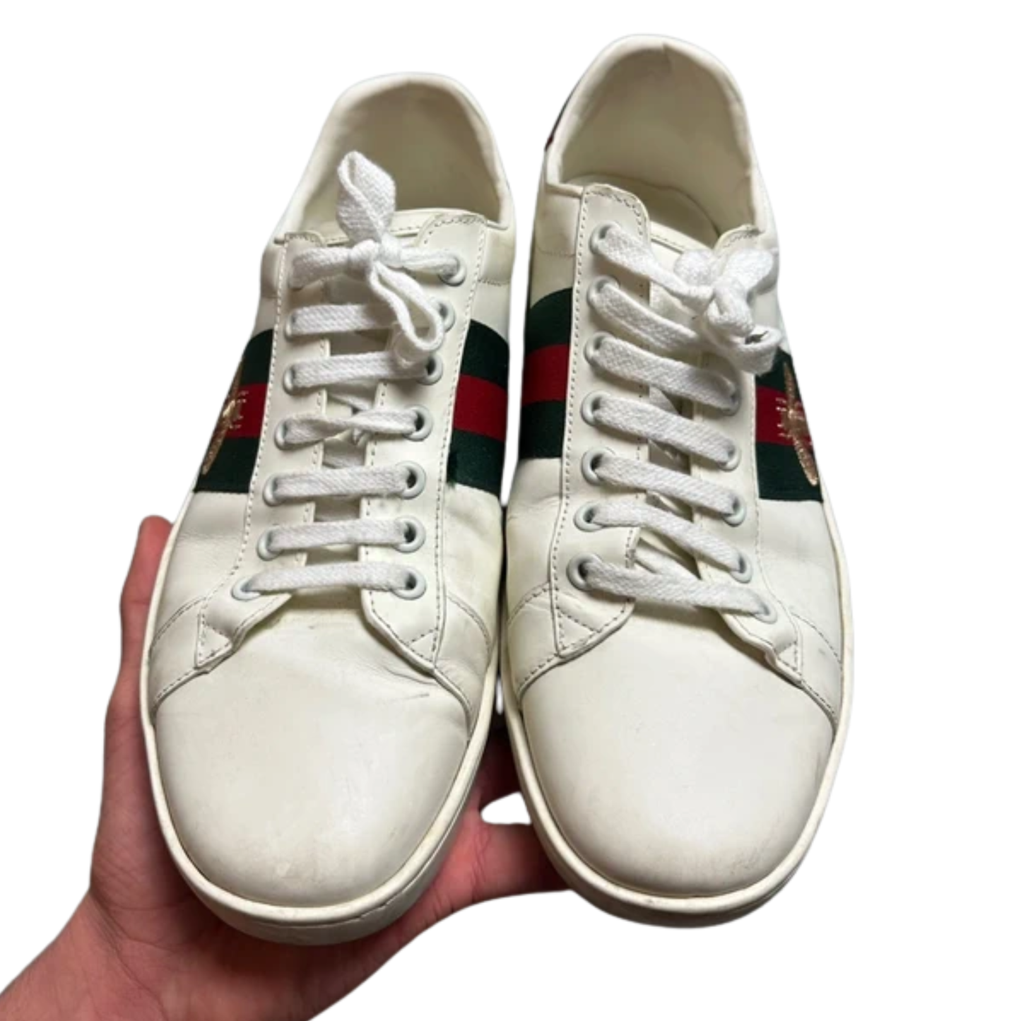 Gucci Ace Sneakers (White)